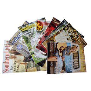 Southern Living Magazine 8 Issue Lot 2024/2025 Dolly Parton Matthew McConaughey